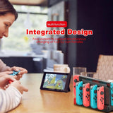 iPega PG-9186 Game Controller Charger Charging Dock Stand Station Holder with Indicator for Nintendo Switch Joy-Con, PG-9186