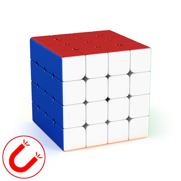 Moyu Meilong Magnetic Speed Magic Cube Four Layers Cube Puzzle Toys, Four Layers