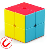 Moyu Mr. M Series Magnetic Cube Twisty Puzzle Toy Two Layers Cube Puzzle Toys, Two Layers