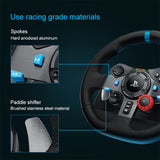 Logitech G29 Game Racing Steering Wheel Pedal Shift Lever for PS3 / PS4 / PS5, G29