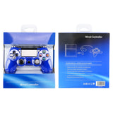 Snowflake Button Wired Gamepad Game Handle Controller for PS4, Blue, Red, White, Black