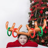 Inflatable Reindeer Antler Cute Deer Head Child Throw Ring Games Toy, Inflatable Reindeer