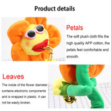 Sunflower Sax Style Bluetooth Plush Children Adult Toy ,Support USB Charging & Battery