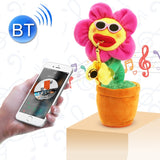 Sunflower Sax Style Bluetooth Plush Children Adult Toy ,Support USB Charging & Battery