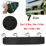 Retractable Roller Blind Awning Waterproof and Dustproof Protective Cover, Length: 2m, 2m