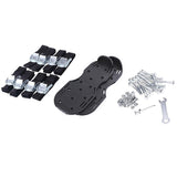 Garden Lawn Garden Tools Grass Ripper Spiked Shoes with 8 Metal Buckles, With 8 Metal Buckles (Black), With 8 Metal Buckles (Green)