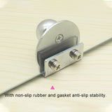 Zinc Alloy Bright Open Hole Free Glass Cabinet Door Handle, Size: L, L