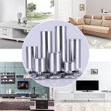 Stainless Steel Wire Drawing Thickened Column Sofa Furniture Cabinet Foot, Height: 60mm, 60mm