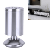 Stainless Steel Wire Drawing Thickened Column Sofa Furniture Cabinet Foot, Height: 100mm, 100mm