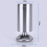 Stainless Steel Wire Drawing Thickened Column Sofa Furniture Cabinet Foot, Height: 120mm, 120mm