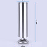 Stainless Steel Wire Drawing Thickened Column Sofa Furniture Cabinet Foot, Height: 200mm, 200mm