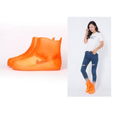 Fashion Integrated PVC Waterproof  Non-slip Shoe Cover with Thickened Soles Size: 32-33, Size: 32-33