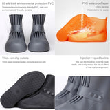 Fashion Integrated PVC Waterproof  Non-slip Shoe Cover with Thickened Soles Size: 32-33, Size: 32-33