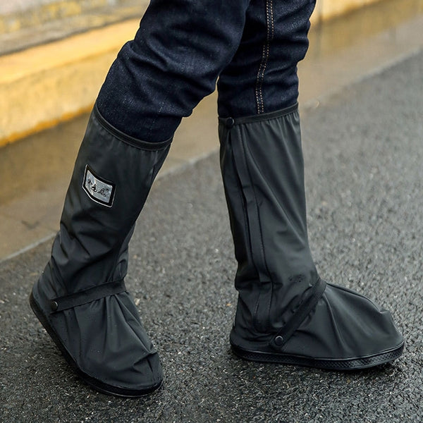 Outdoor High Tube Rainproof Snowproof Thickened Rain Shoes Size: S, Size: S