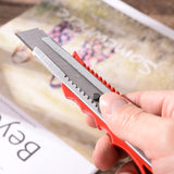 Large Size Utility Knife Paper Cutter with Stainless Steel Blade, Random Color Delivery, Knife Cutter