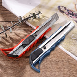 Large Size Utility Knife Paper Cutter with Stainless Steel Blade, Random Color Delivery, Knife Cutter