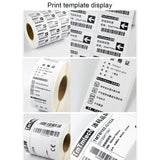 Thermal Label Printer Paper Sticker, Size: 57*40mm, 57x40mm(Thermal)