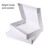 Shipping Box Clothing Packaging Box, Color: White, Size: 45x35x8cm, 45x35x8cm