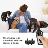 Tsattine T11 Dog Training Device Anti-Bark Waterproof Pet Training Collar, One to One, T11 One to One