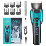 VGR V-208 Professional Pet Barber Electric Hair Clipper, V-208 (Blue), V-208 (Red)