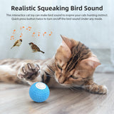 C1 Intelligent Remote Control Pet Toy Cat Training Luminous Ball, 5cm Remote Control