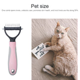 Pet Comb Beauty Cleaning Supplies Dog Stainless Steel Dog Comb, Size: 17 x 6.6 cm, 17 x 6.6 cm