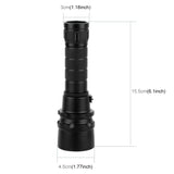 PULUZ 1000LM Aluminum Alloy 50m Depth Diving LED Flashlight Cold White Light Torch Light, 1000LM/Powered by 1 Battery