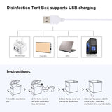 PULUZ 20cm UVC Light Germicidal Sterilizer Disinfection Tent Box, 20cm UV Sterilizer Box