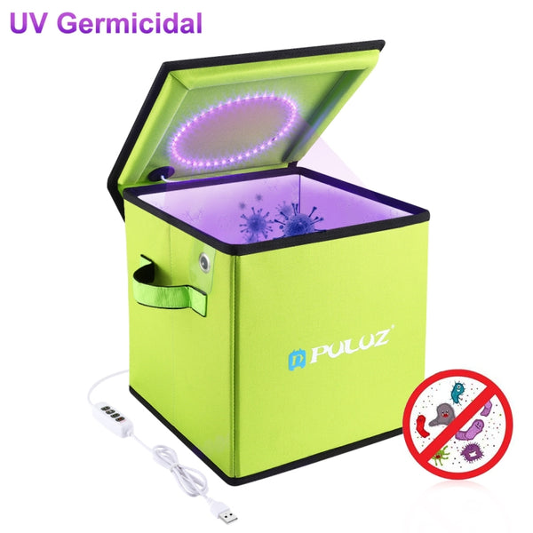 PULUZ 20cm UVC Light Germicidal Sterilizer Disinfection Tent Box, 20cm UV Sterilizer Box