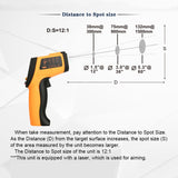 Infrared Thermometer, Temperature Range: -50 - 380 Degrees Celsius, GM300