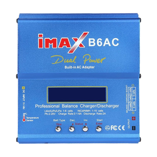 iMAX B6AC 2.6 inch LCD RC Lipo Battery Balance Charger (100-240V / EU Plug), B6AC