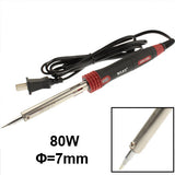 WLXY 220V 80W Comfortable Rubber Handle Welding Manual Electric Iron Tool, 80W