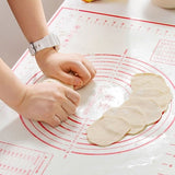 Large Soft Platinum Silicone Kneading Dough Mat Glass Fiber Reinforced Nonstick Rolling Mats Pasta Tools, Silicone Kneading Dough Mat