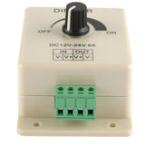 Single Color Dimmer Switch LED Dimmer Controller for Strip Light DC12-24V, Output Current: 8A