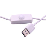 USB-2W 5V 140-150Lumens 6 LED, White Light, Warm White Light