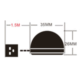 USB-2W 5V 140-150Lumens 6 LED, White Light, Warm White Light