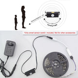 TDL-2024 PIR Sensor Switch LED Connector with 5.5 x 2.1mm DC Male & Female Adapter for LED Strip