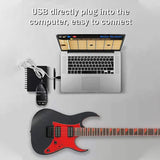 USB Interface Guitar Link Cable PC / MAC Recording, USB Interface Guitar Link Cable (Black), USB Interface Guitar Link Cable (White)