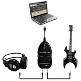 USB Interface Guitar Link Cable PC / MAC Recording, USB Interface Guitar Link Cable (Black), USB Interface Guitar Link Cable (White)