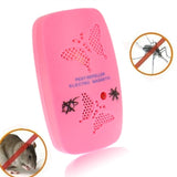 Ultrasonic Electronics Insecticide with Two Steps of Adjustable, White (EU Plug), EU Plug White, EU Plug  pink