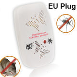 Ultrasonic Electronics Insecticide with Two Steps of Adjustable, White (EU Plug), EU Plug White, EU Plug  pink