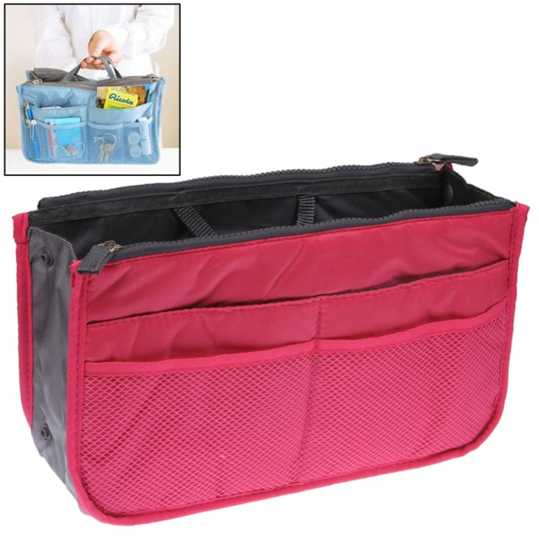 Thicken Portable Multi-function Double Zipper Cosmetic Bag, Storage Bag in Bag