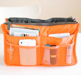 Thicken Portable Multi-function Double Zipper Cosmetic Bag, Storage Bag in Bag