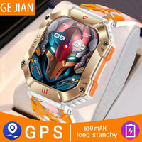 2024 Men's Smart Watch 2.0-inch HD Screen Sports and Fitness Function Ip67 Waterproof 5.1 Voice Bluetooth Call Smart WatchRugge