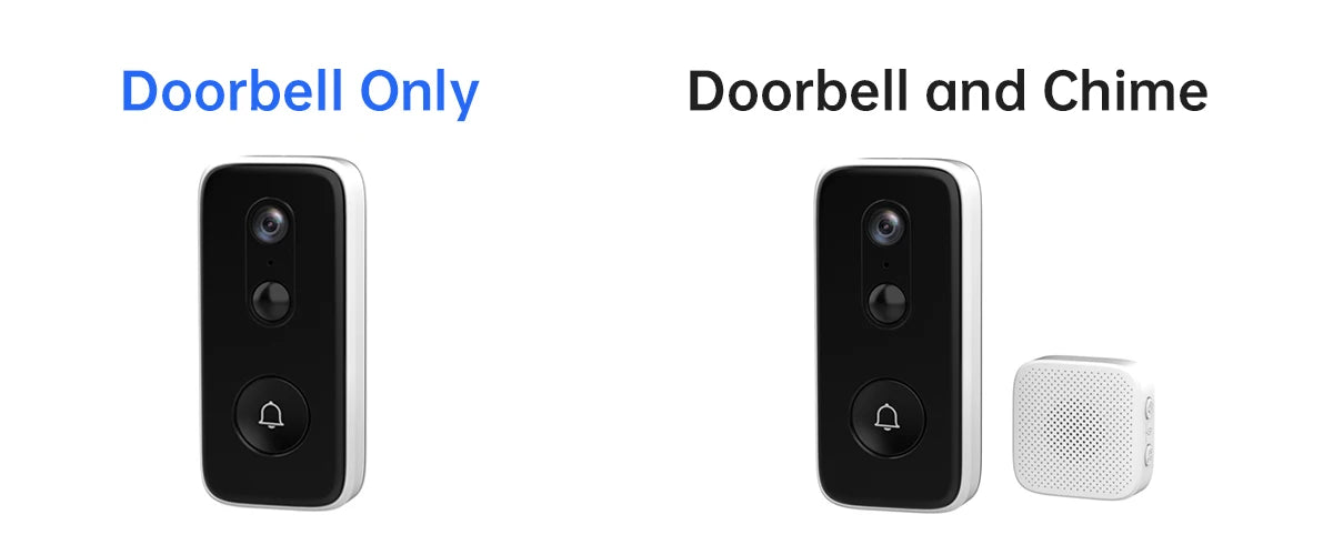 JOOAN Intelligent WiFi Doorbell With Camera Smart Home 3MP WiFi Video Doorbell Outdoor Battery Powered Security Video Intercom