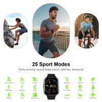 Smart Watch, Fitness Tracker Watch for Men Women, 1.69'' Touch Smartwatch Fitness Watch with Pedometer/Sleep Monitor.