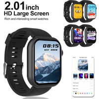 Multi-functional smart sports watch with Bluetooth calling, with message alerts, customizable dial wallpaper, etc.