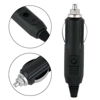 1PC 12V 24V Auto 5A Male Car Cigarette Lighter LED Socket Plug Connector Adapter For Car/Van Vehicle Motor Car Accessories