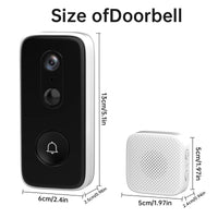 JOOAN Intelligent WiFi Doorbell With Camera Smart Home 3MP WiFi Video Doorbell Outdoor Battery Powered Security Video Intercom