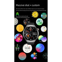 ﻿MT26 Voice Assistant Outdoor Men Smartwatch AMOLED Health Monitoring Professional Sports Fitness Wireless Charging GPS Tracker